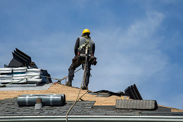 Professional Roof Installation technician working in Corral, ID